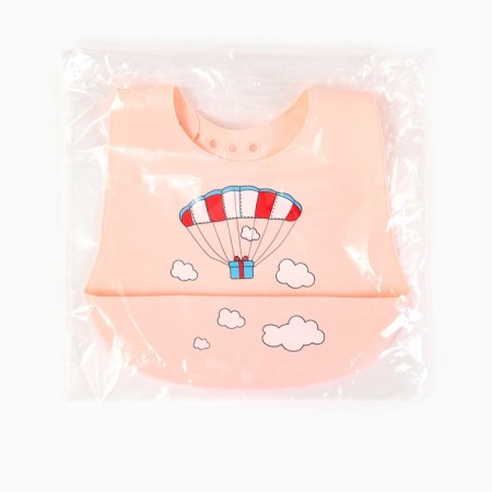Silicone Bibs lamp "Blood", pink color-7