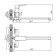 ACCOONA A71126AW bath mixer, single -leaf, pour 320 mm, shower set, gold