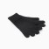 Women's gloves minku, black color, 21 cm