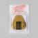 Forms for nail extension, wide, 10 pcs, golden color