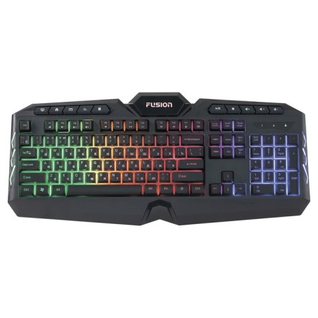 Keyboard Fusion GK-628, Game, Wending, Membrane, 104 keys, USB, backlight, black 9731