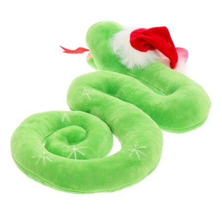 Soft toy "New Year's snake", green color, 66 cm-1