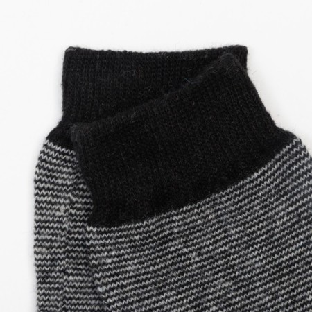 Male woolen socks, black color, size 39-43-1
