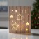 LED figure "Stars" 13 × 16 × 5 cm, cardboard, battery AAX2 (not in the kit), glow warm white