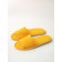 Women's slippers open nose, size 36-38, yellow color
