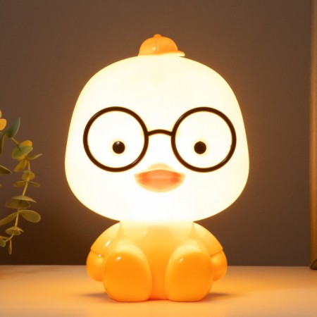 Table lamp "Duckling with glasses" E14 3W yellow15x14x21 cm Risalux-1