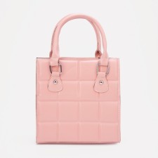 Bag Female Tout with zipper, pink color