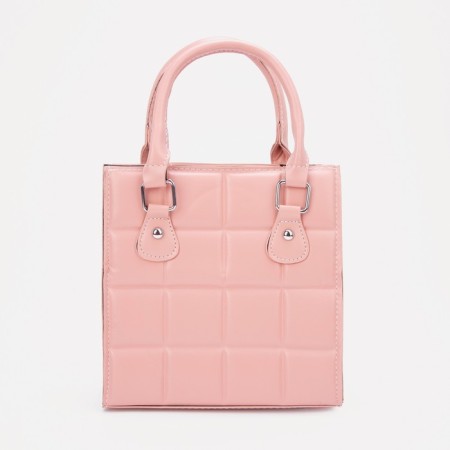 Bag Female Tout with zipper, pink color