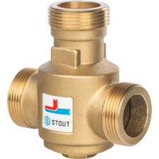 Клапан смесительный STOUT SVM-0030-325508, 1 1/4" наружная резьба,70°С