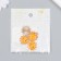 Decor for creativity metal, enamel "Funny Sun" yellow-orange 2.2x2 cm
