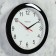 Wall clock, series: classic, d = 29 cm, black rim