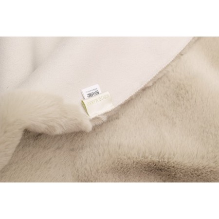 Plush mat Sofi de Marko, size 150x150 cm, beige color-7
