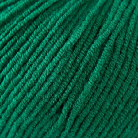 Yarn "jeans" 55% cotton, 45% acrylic 160m/50g (52 green)-2