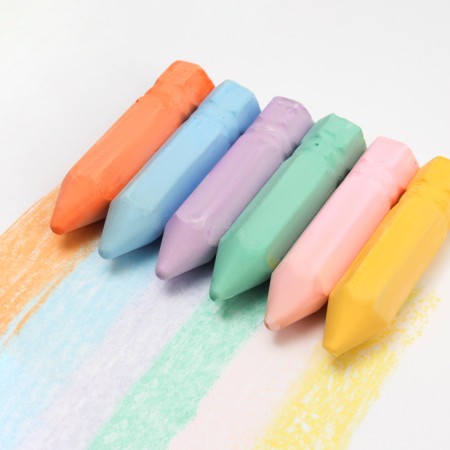 Loves for drawing “pencils”, set of 6 colors, size 1 pc. - 2.5 × 10 cm-3