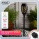 Garden lamp on the solar battery "Fakel", 8 × 50 × 8 cm, 12 LED, flame effect