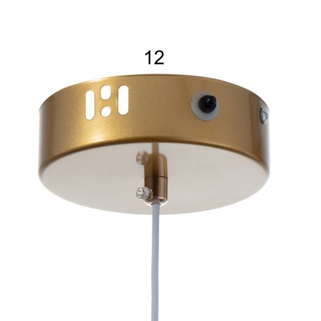 Bayerlux lamp "Dzeta" LED 24W 3000-6000K gold 18.5x18.5x9 cm-8