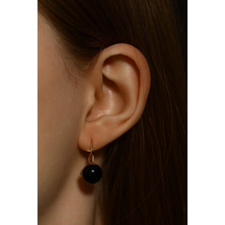 Earrings "Circle" senorite, color mix-6