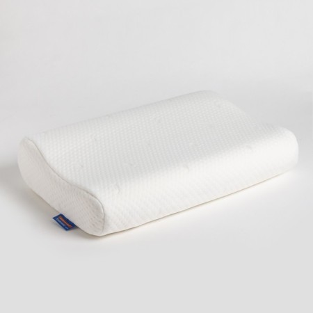 Anatomical pillow Classic 33x52x9x1 cm, with memory effect, Jersey, PPU, PE 100%