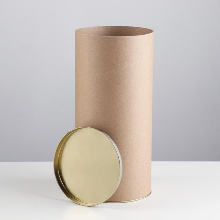 TUBUS 120x260 mm (240 mm inside height), dense cardboard, metal cover-1