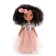 Soft doll "Tina in a pink dress with sequins", 32 cm