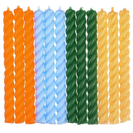 Set of candles for the cake "Happy Birthday", 12 pieces, gravity farz-5