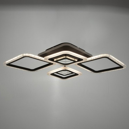 Chandelier with PDU 1145/4CF LED 108W 3000-6000k+Basher Coffee base 78x50x9 cm Bayerlux 52507-1