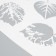 Set of plastic stencils "Leaves", 3 pcs
