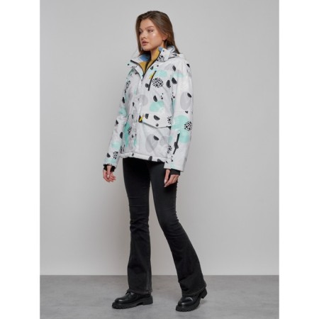 Ski jacket female, size 44, gray color-12