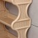 Rattan bathroom shelf, 3-long, 32 × 17 × 41.8 cm, sea sand color