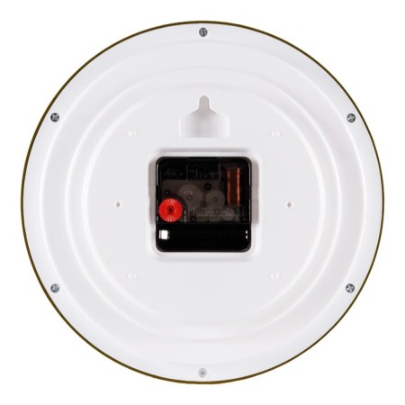 Watching clock, interior "Coffee", D-22 cm, silent, brown body-2