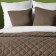 Cover with pillowcases "Kim", size 230x250 cm, cappuccino color