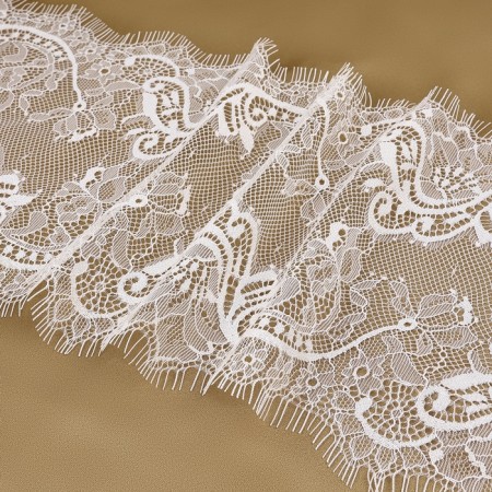 Lace cilia, 175 mm × 3 ± 0.5 m, white color-2