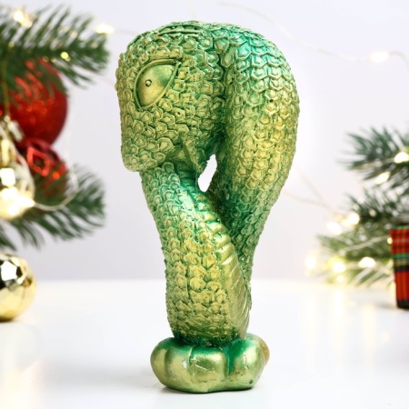 Figure "Snake Kronos" light green, 10x5cm-2