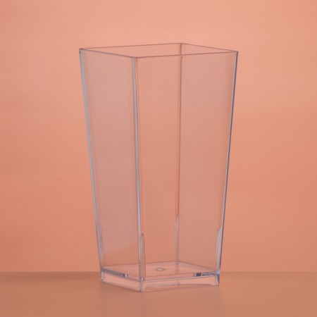 The form of the plastic disposable for the buffet "Square", 80 ml, transparent, 7 pcs/units.-2