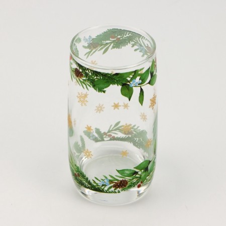 New Year! New Year's glass glass "Winter flowers", 330 ml-2