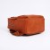 Women's backpack made of artificial leather with a zipper, 3 pockets, red color