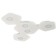 Ceiling light mantra area, GX53, 5x9W, 711x633x40 mm, color white color