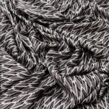 Payer satin fabric stuffed, width 150 cm, cocoa color