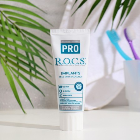 Toothpaste R.O.C.S. Pro Implants, 74 g-1