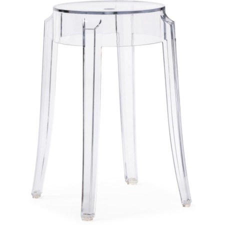 Stool Rainis Plastic/Transparent 39x39x46 cm