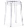 Stool Rainis Plastic/Transparent 39x39x46 cm