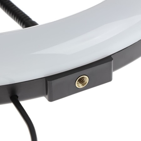 LED ring lamp RJ33, lamp 32 cm, colored backlight, 10 watts-4