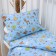 KPB Forest Friends Blue 110x150cm, 90x150cm, 40x60cm, Calm 120g/m, HL100%