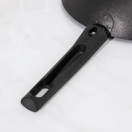 Pan Wok, D = 24 cm, removable handle, anti -stick coating, black color-5