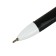 Ballpoint pen "Spiral" 0.7 mm, blue rod, black case, oil ink, mix