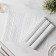 Set of serving napkins on the table "Yang", 4 pcs, 30 × 45 cm, white color