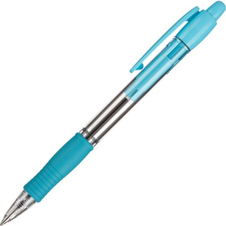 Automatic Balloon Pilot Super Grip, rubber emphasis, 0.7 mm, oil base, blue rod, blue body-1