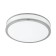 Lamp Palermo 2, 1x18W LED, 3000K, 2100LM, chromium color