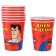 A set of paper utensils, for 6 people "Happy Birthday", superheroes