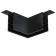 Corner Connector for the Arte Lamp Expert-Acessories A590606, 2.4x8x5.1 cm, black